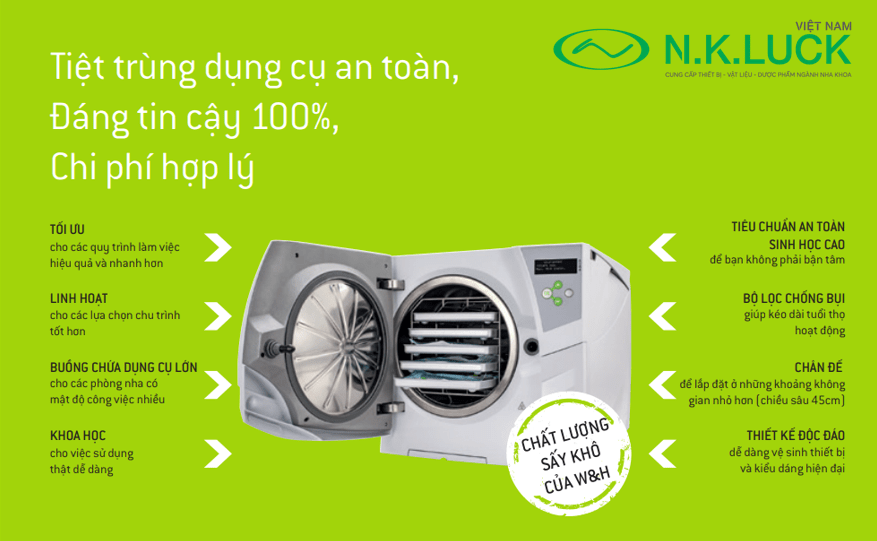 Máy hấp tiệt trùng MS an toàn, tin cậy và tiết kiệm