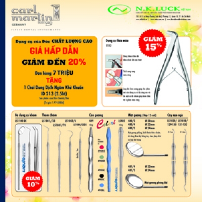 Dụng cụ Đức - Carl Martin - CHẤT LƯỢNG CAO - GIÁ HẤP DẪN