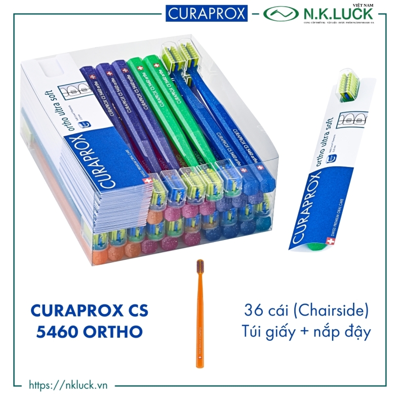 Curaprox CS 5460 Ortho Ultra Soft (Hộp chairside 36 cây)