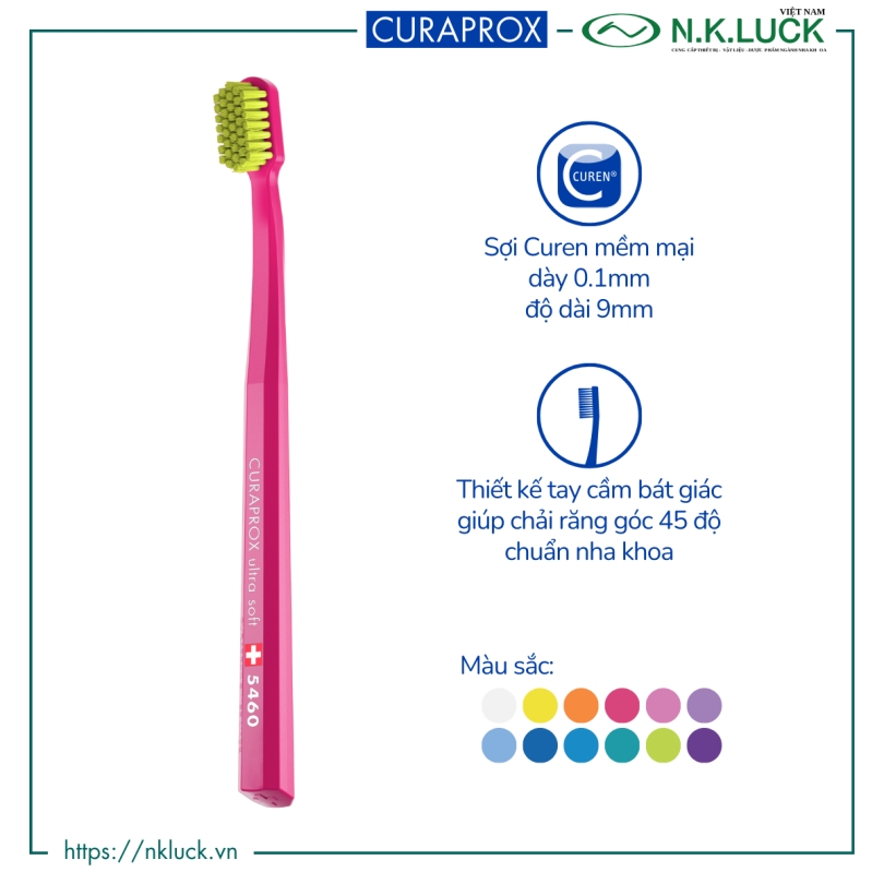Curaprox CS 5460 Ultra Soft (1 cây, 3 cây)