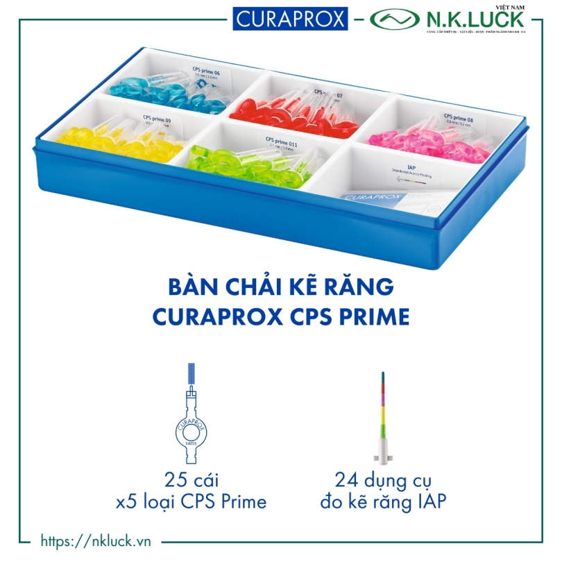 Curaprox CPS Prime Chairside (hộp 5 loại CPS Prime)